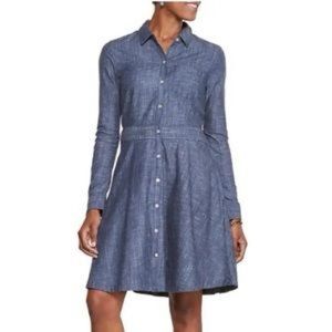 Toad&Co Blue Button-Up Dress